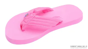 Kids Grombow - Soft Rubber Top Sole with 1" Strap in Pink