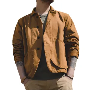 TEEK - Mens French Style Retro Ginger Jacket