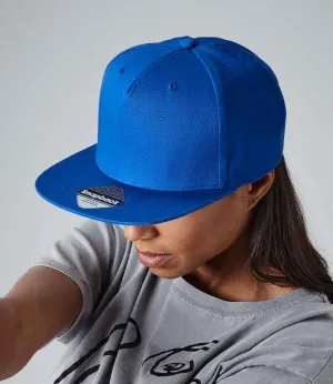 Beechfield 5 Panel Snapback Rapper Cap | Bright Royal