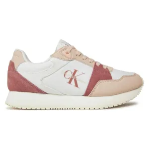 Calvin Klein Jeans Runner Low Lace Mix Ml Btw Women YW0YW01436-WHTPNK