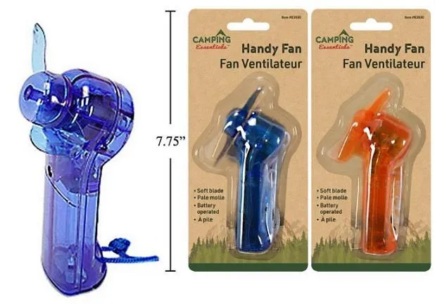 Camping Essentials Handy Fan.