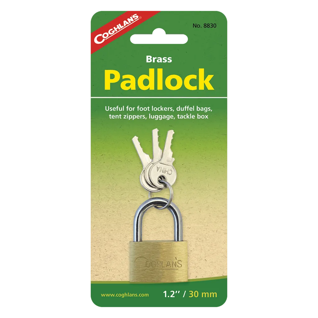 Coghlans Brass Padlock