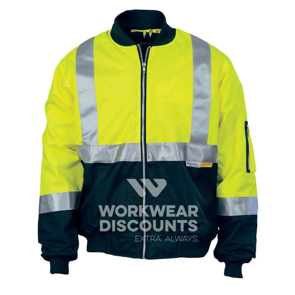 DNC 3862 Hi-Vis Taped Quilt Lined Flying Jacket