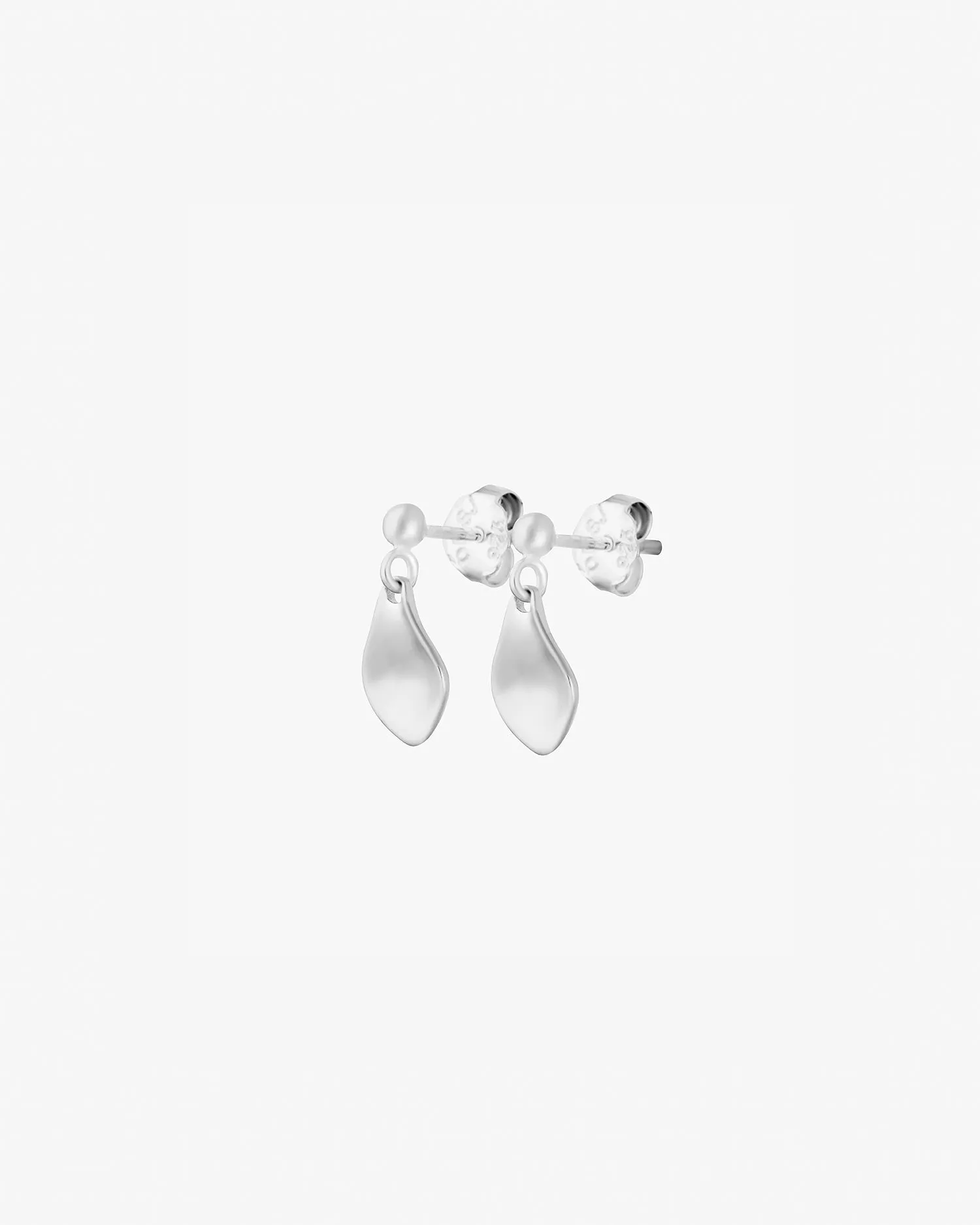 Gaias Grace drop studs silver