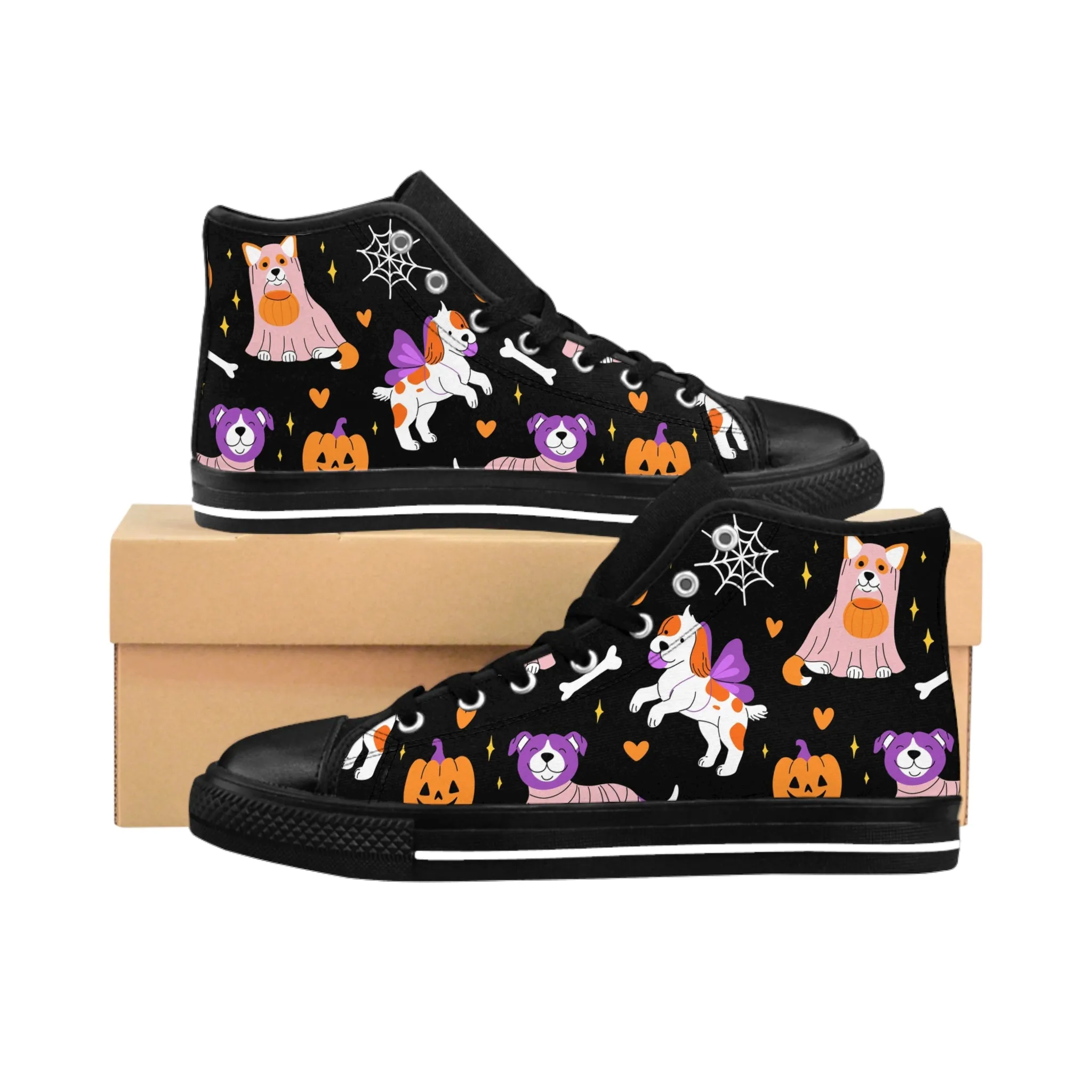 Halloween Dog Women's Classic Sneakers