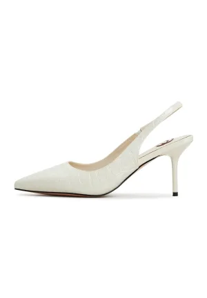 High Heeled Pumps Harper- White