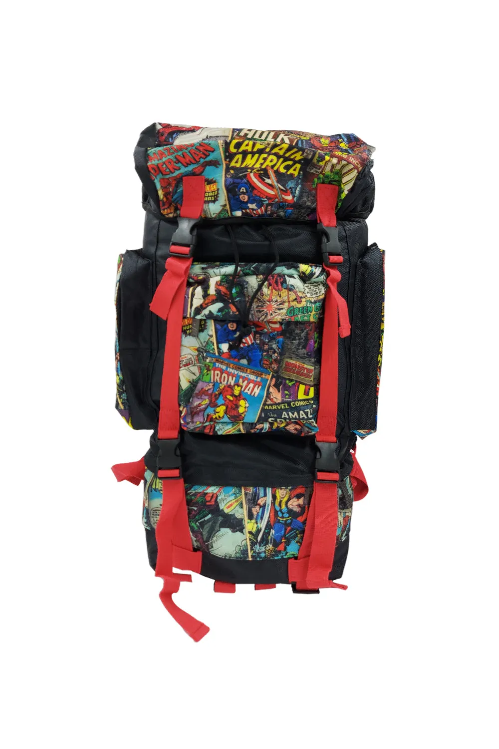 Marvel Retro Comic Red Camping Back Pack