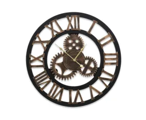 Wall Clock Large Modern Vintage Retro Metal Clocks 80CM Home Office Decor